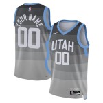 Utah Jazz Trikot Benutzerdefinierte Nike 2025-26 City Edition Grau Swingman - Herren Utah Jazz Trikot Benutzerdefinierte Nike 2025-26 City Edition Grau Swingman - Herren